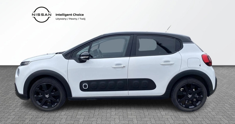 Citroen C3 cena 44900 przebieg: 103000, rok produkcji 2018 z Rumia małe 172
